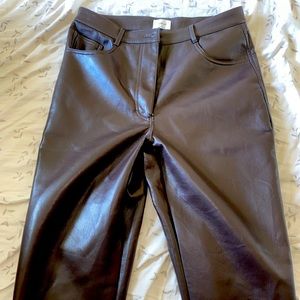 Aritzia Leather Pants